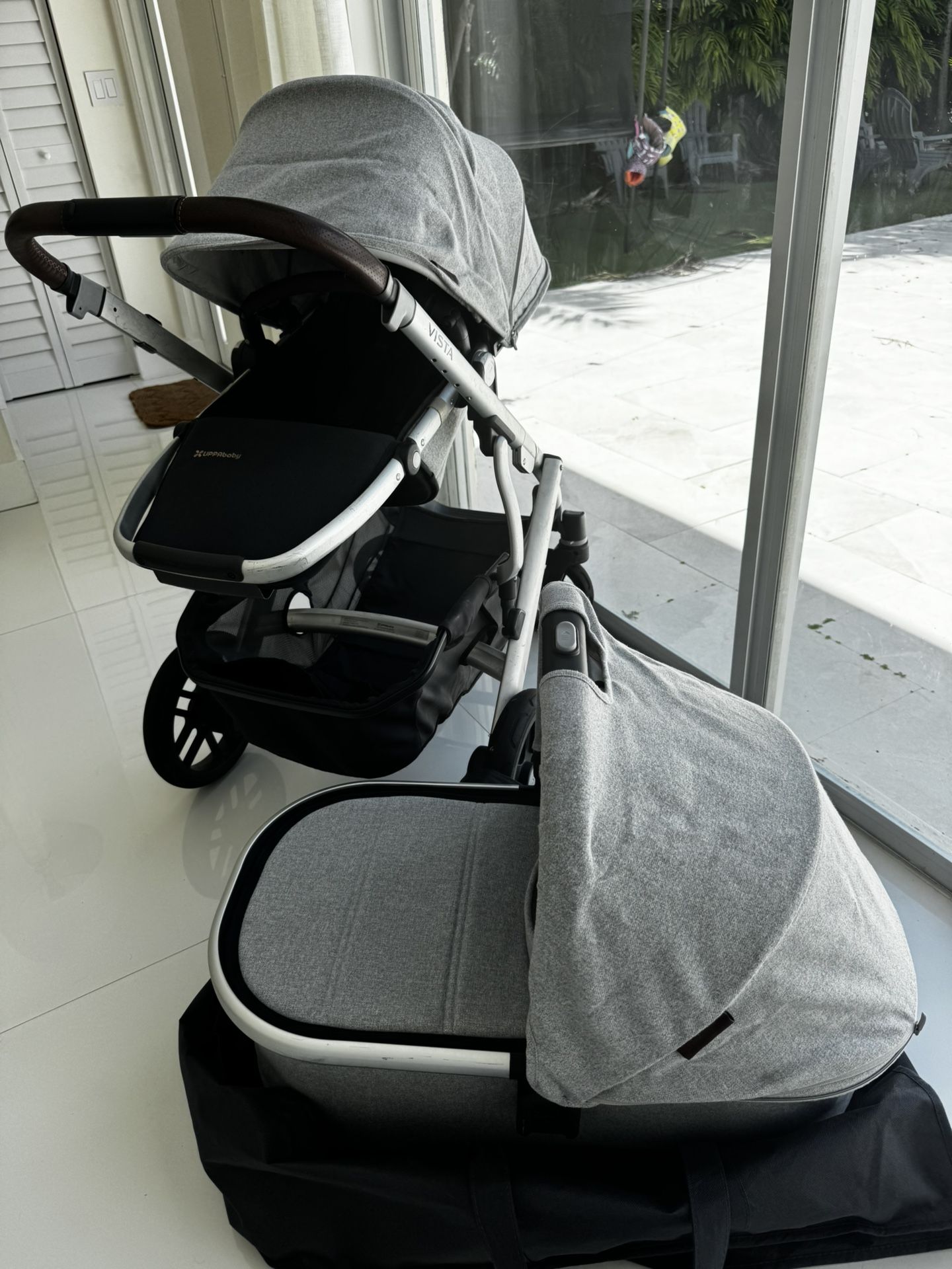 Uppababy Vista V2 Stroller With Bassinet