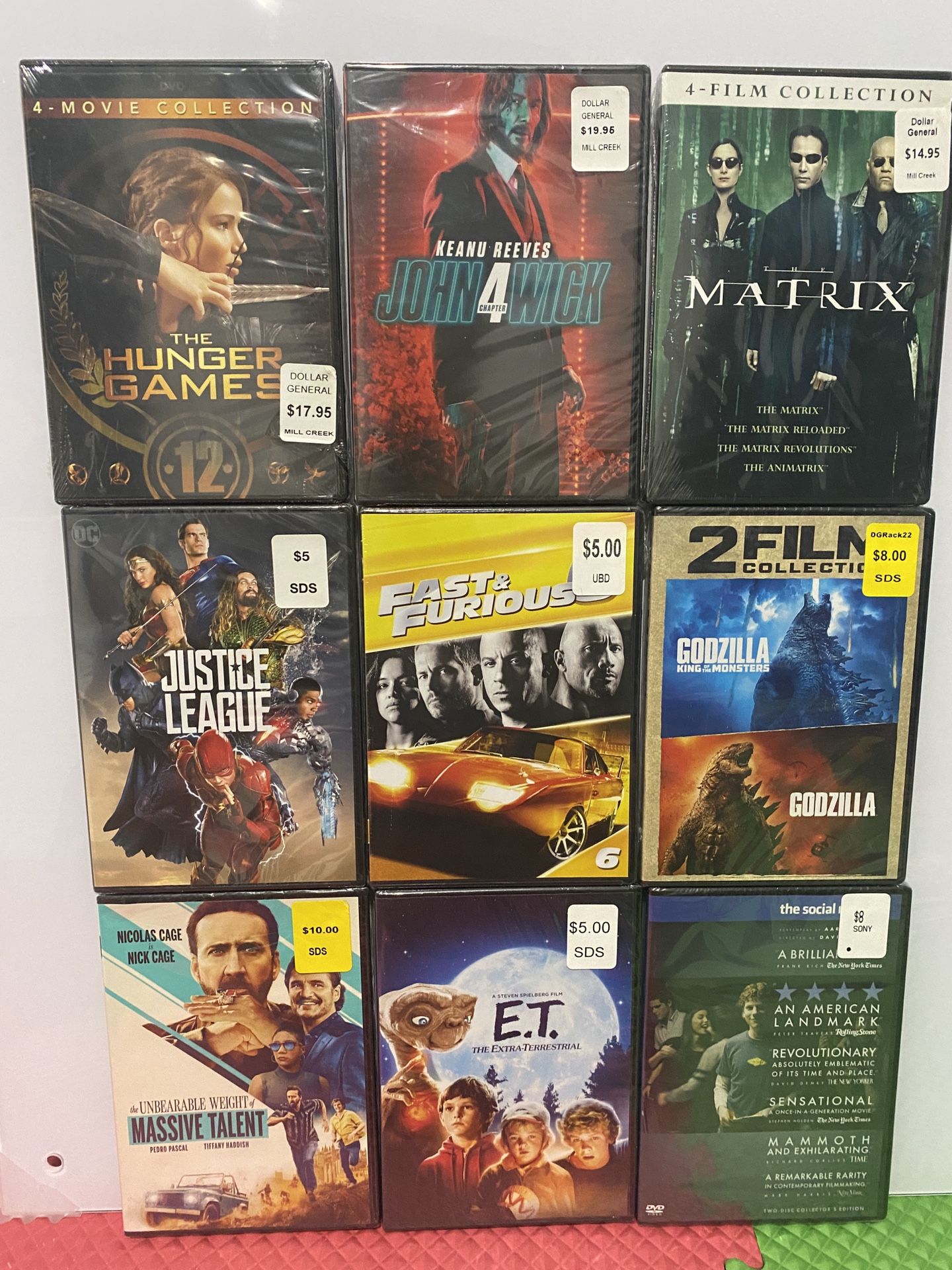 New Sealed Movies John Wick 4 Matrix Fast N Furious