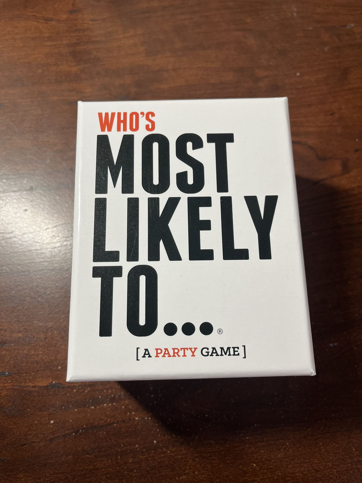 Who’s Most Likely To… Card Game