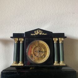 Late 19th Century Antique Mantel Clock by Ansonia Clock Co