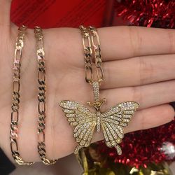 Mariposa Oro Laminado 