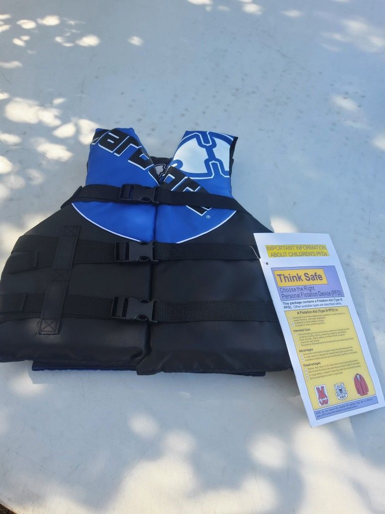 New! Hardcore Youth Life Jacket 50-90pounds