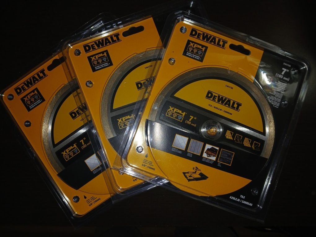 Dewalt 7" Diamond Blade Only 3 Left