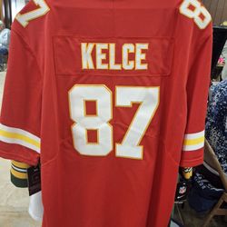 KC CHIEFS Kelce Jersey Size Sthru Xxx