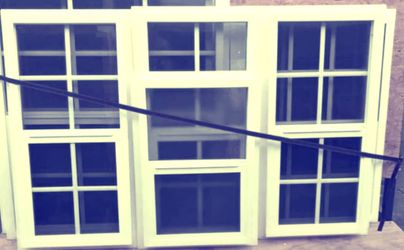 White uPVC Double Glazed Windows Set