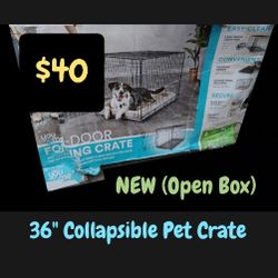 Petco Brand - You & Me 1-Door Folding Dog Pet Crate -  36"