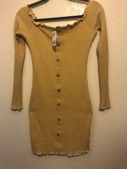 Off shoulder mini dress