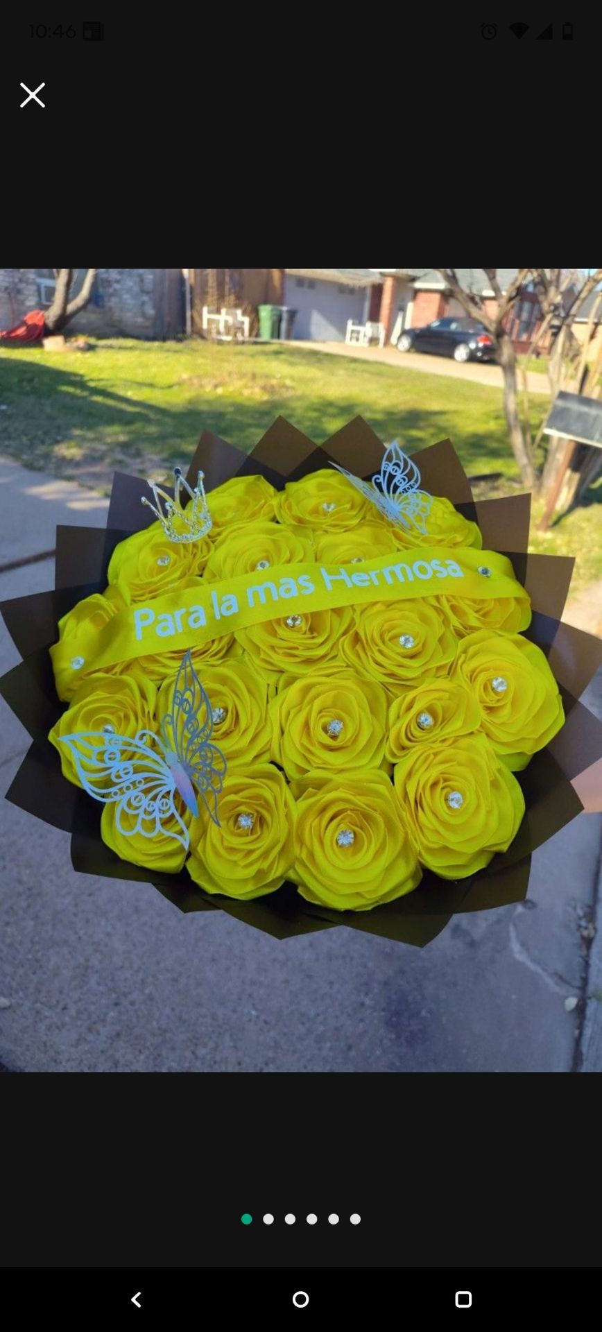 Ramo 💐 de liston muy bonito para cualquier ocasión Mándeme mensaje si tiene preguntas aga su pedido ahora