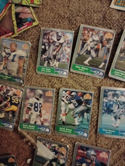 1989 Seattle Seahawks Football Pacific Trading Cards Orowheat