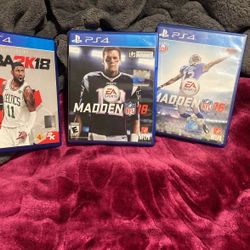 Ps4 Games/good Condition /used Once