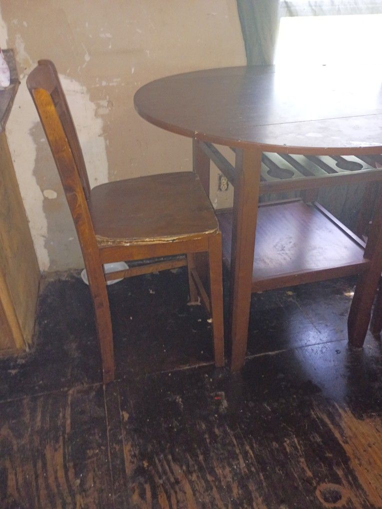 Table And Two Chairs