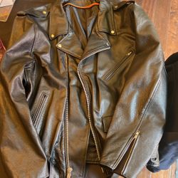 Vintage Biker Jacket 5XL