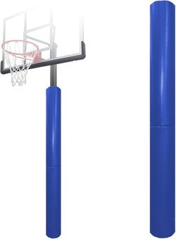 Heavy-duty basketball pole pads, fit 3 x 3 inch, 4 x 4 inch and 5 x 5 inch round poles, 2 inches thick, 60 inches and 72 inches tall