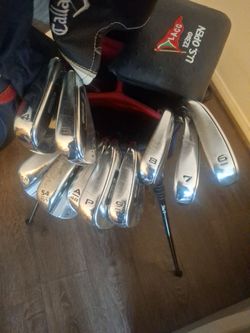 Callaway Rogue ST Irons (4-AW), Jaws MD5(54°&58°) Excellent Condition!!