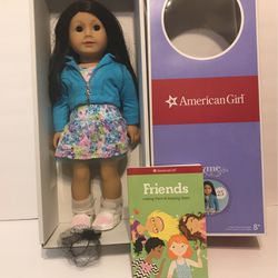 American Girl Truly Me 18” Doll # 25 BRN Eyes, BLK Hair, Med Skin