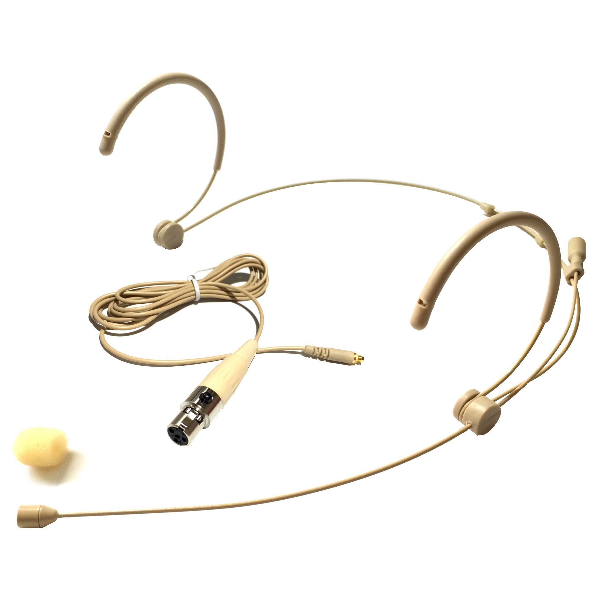 YPA Microphones Microdot 4016 Headset Headworn Mic with Case