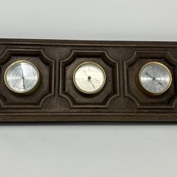 Vintage Springfield Weather Station - Barometer Thermometer Hygrometer - USA