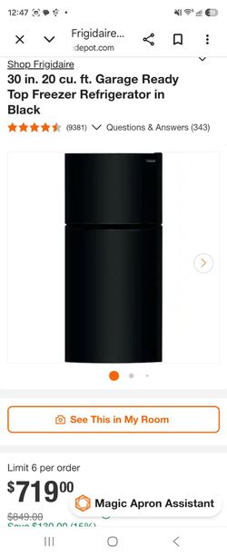 Black Frigidaire