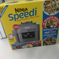 Ninja Speedi Rapid Cooker & Air Fryer, SF301, 6qt., 12-in-1 Functionality,  15-Minute Meals, Sea Salt Gray for Sale in Riviera Beach, FL - OfferUp