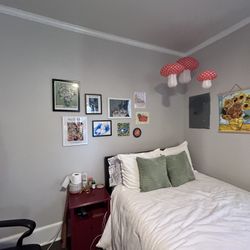 Complete Bed + Living Room Furniture Set – Bed w/ Drawers, Mattress, Dresser, Desk + More – $850 OBO