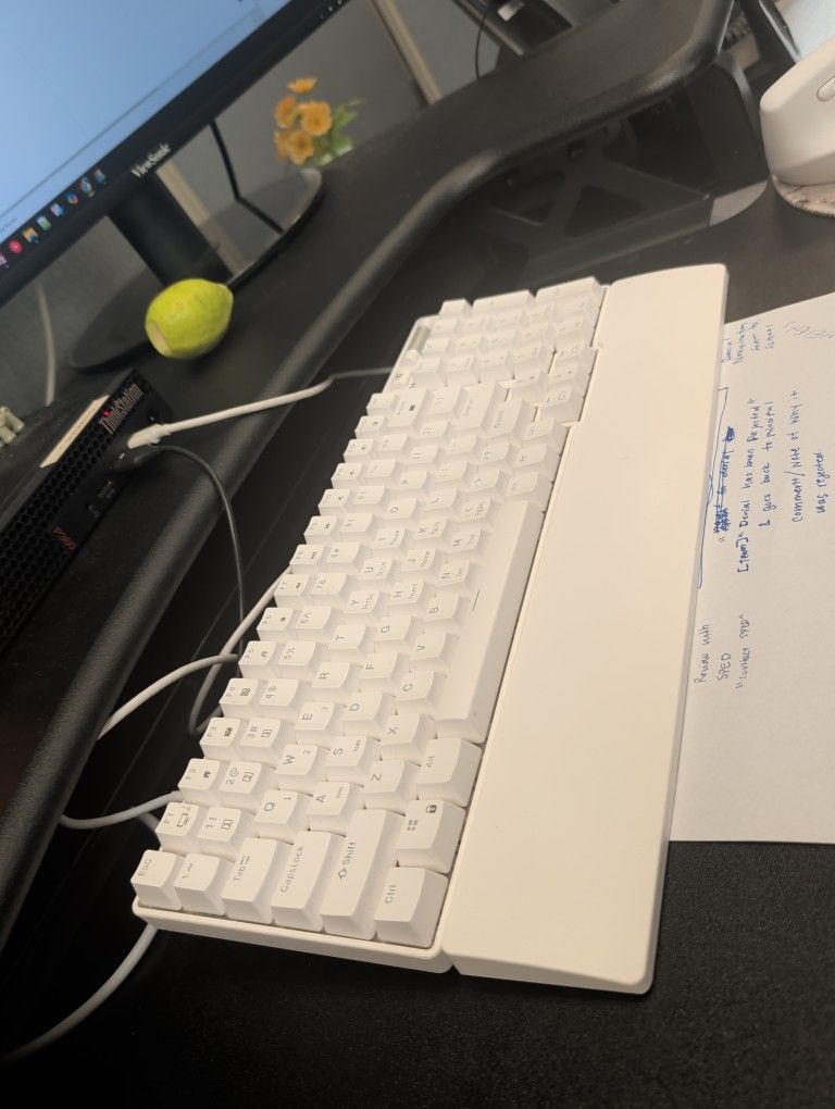 White Mechanical Keyboard 