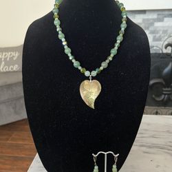 Necklace & Earrings Set $30