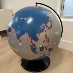 Huge World Globe Original Art