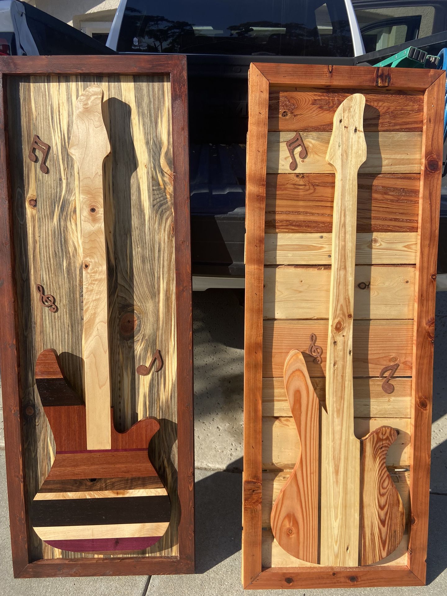 Music Display. Wall Hanging Guitar