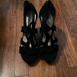 Black Wedge shoes 