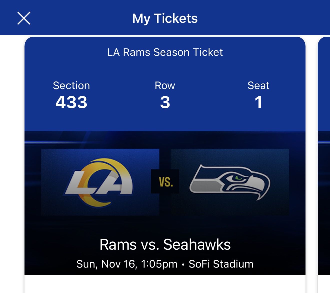 Rams Vs Seahawks