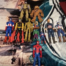 Lot Of Marvel Figures.