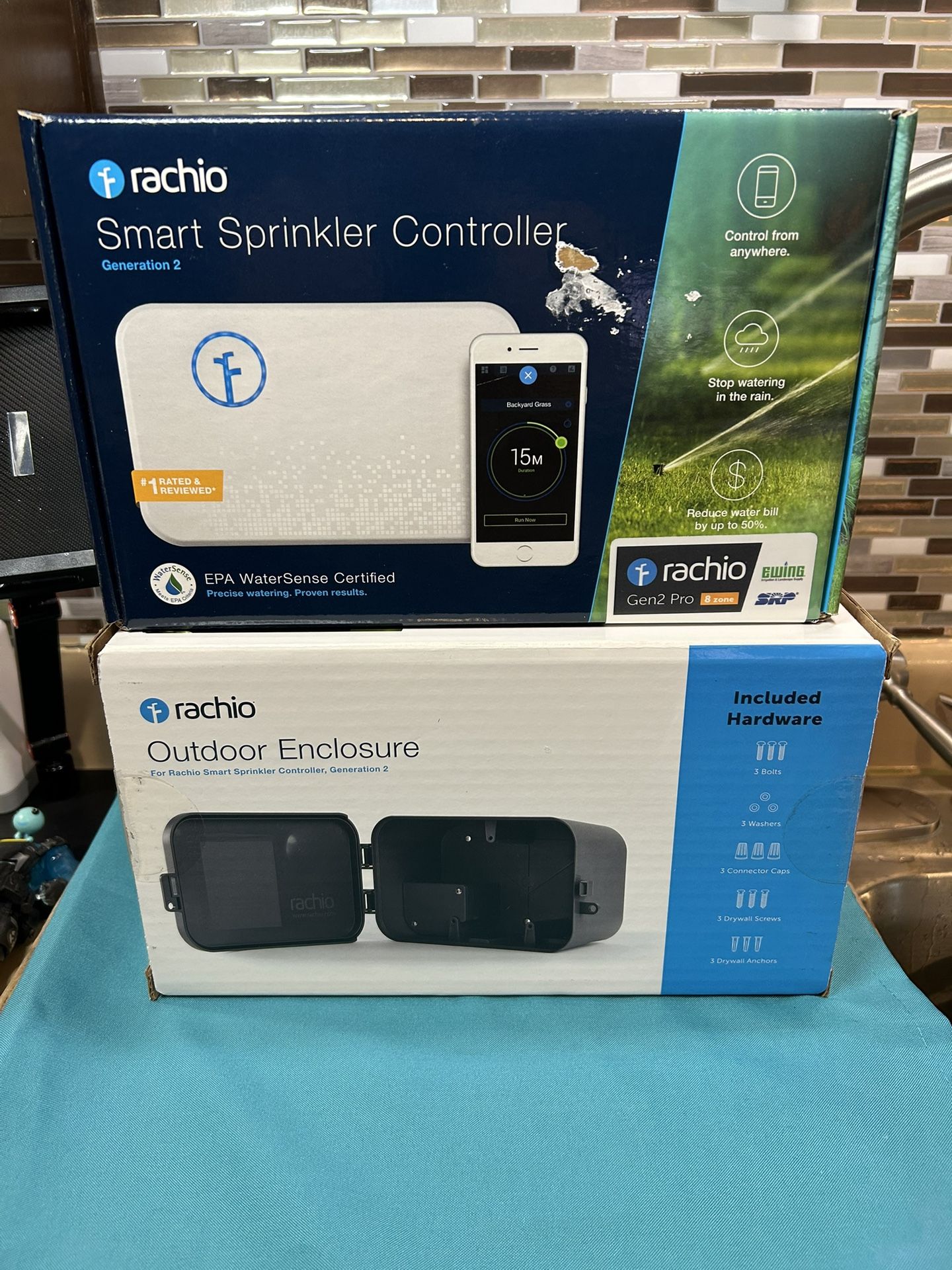 Rachio Smart Sprinkler Controller 2nd Gen plus Outdoor Enclosure