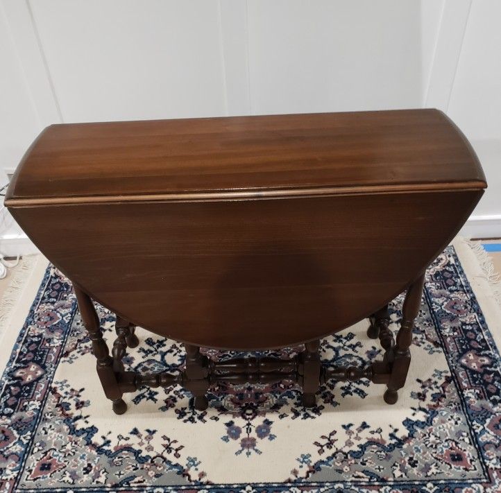 Drop-Leaf Dining Table