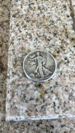 Silver half dollar 1943