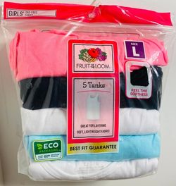 Girl’s Fruit of the Loom Layering Tank Tops