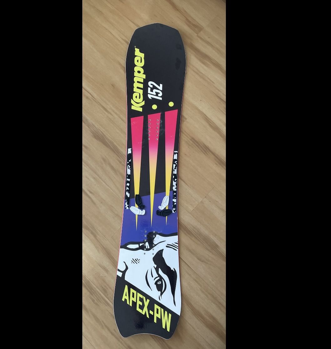 Kemper Apex 152 Snowbord RARE Retro Graphic