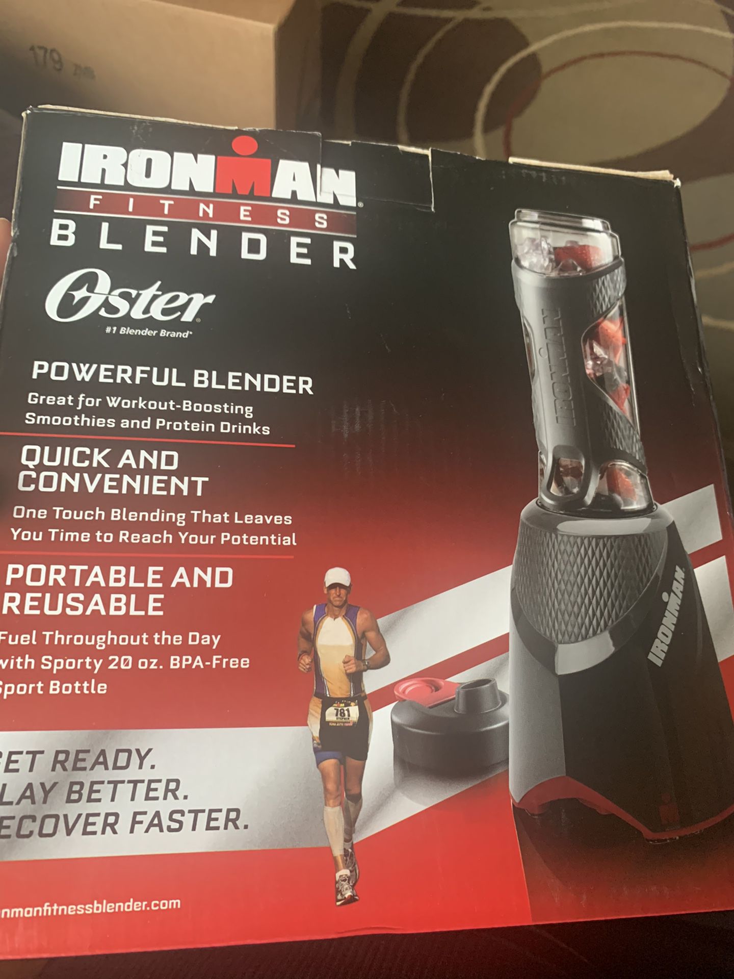 Ironman fitness oaster blender new