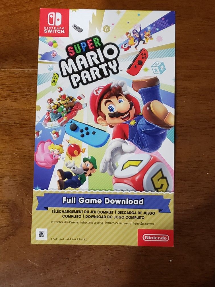 Suoer Mario Party Download Code $40