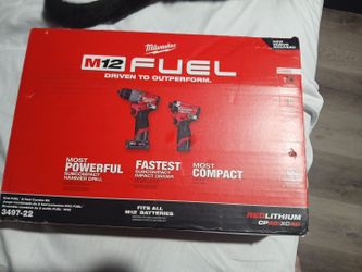 Milwaukee m12 fuel 2 tool combo kit.