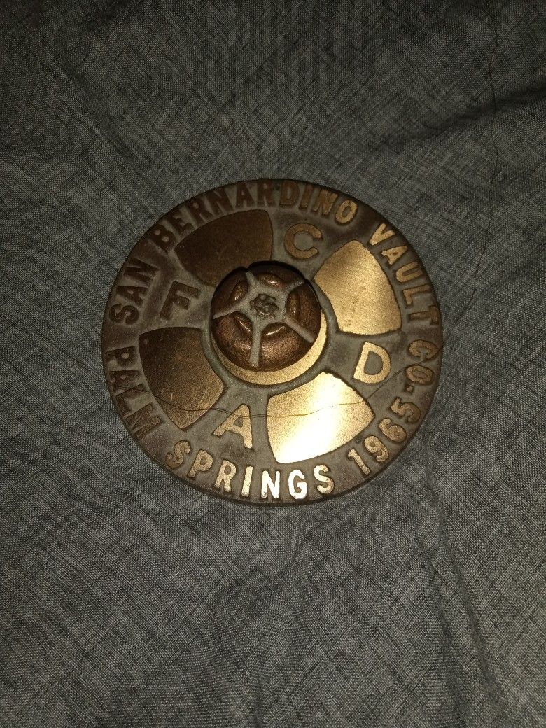 Rare Vintage Sidewalk Marker/Paperweight
