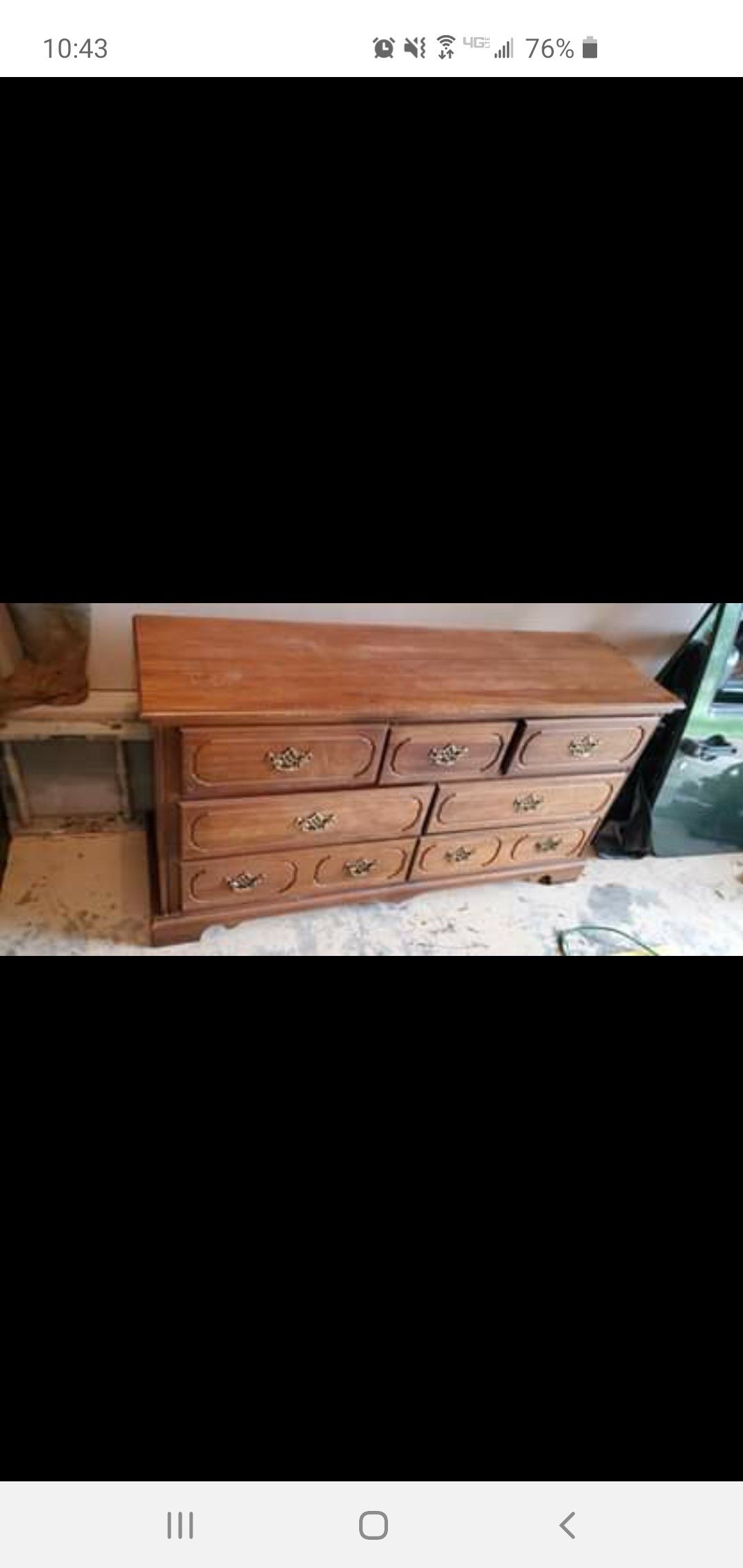 Oak dresser w/ mirror