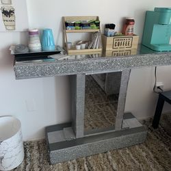 Crushed Glass Console