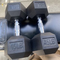 2x45,s 68$ Weights Dumbells For Sale 