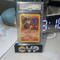 MINT 9 1st Edition Dark Charizard #21