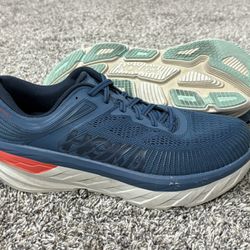Men’s HOKA ‘Bondi 7’ Blue Running / Walking Sneakers Size US 10 - 2E