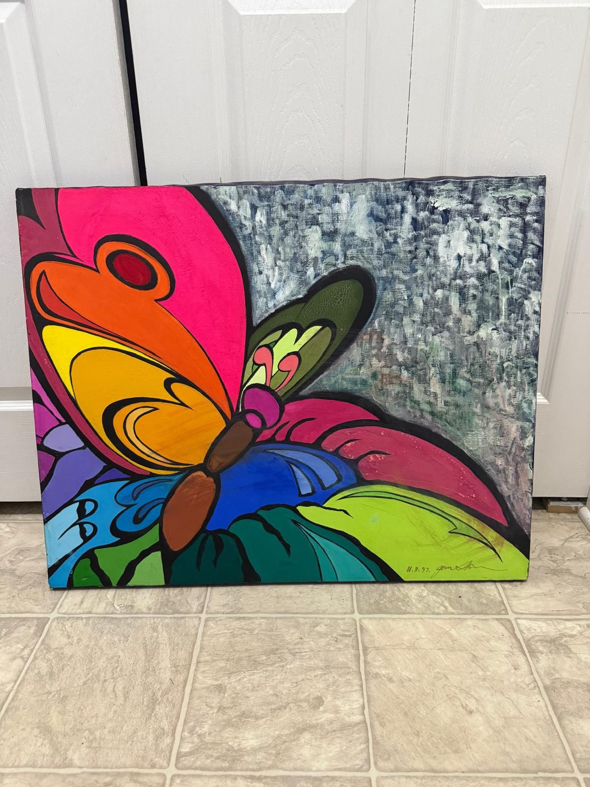 Beautiful 30 By 24 Inch Oil Paint Wall Art. (MUST SELL TODAY)