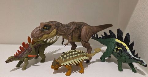 Jurassic World Trex and Dinosaur Figures Lot