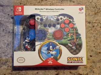 PDP REALMz Sonic Green Hill Zone Wireless Controller for Nintendo Switch