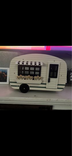 Camper de madera para Adorno o para niños