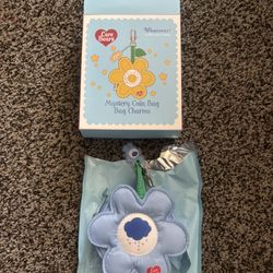 Care Bears Mystery Box Padded Nylon Flower Coin Bag Charms